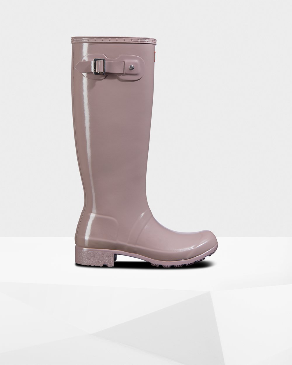 Galochas Altas Hunter Feminina Roxo - Original Tour Foldable Gloss - 87BCWSKTX